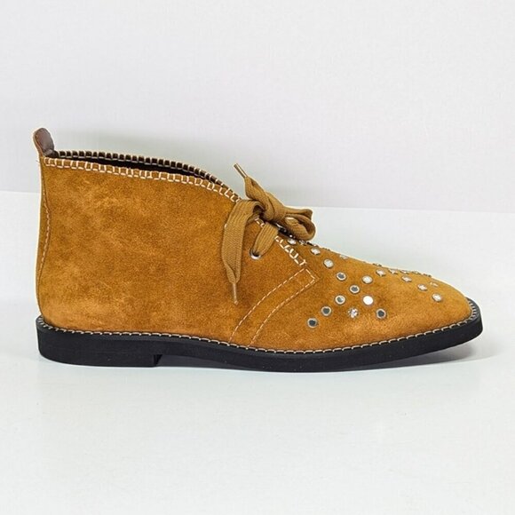 Wales Bonner Men\'s Studded Calf Suede Desert Studs Boots Size 43 (MSRP $1,050) main image 2